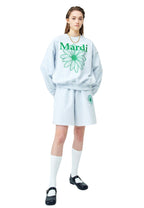 Sweatshirt FlowerMardi Heather Green