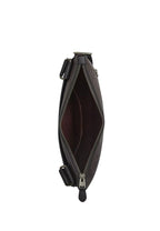 Carrier Zip Crossbody Bag In Signature Canvas Walnut Black