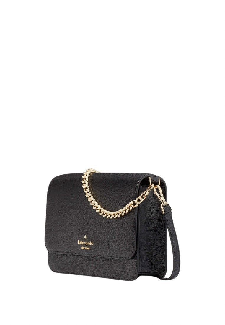 Madison Flap Convertible Crossbody Black