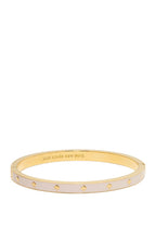 Spot The Spade Enamel Hinged Bangle Chalk Pink