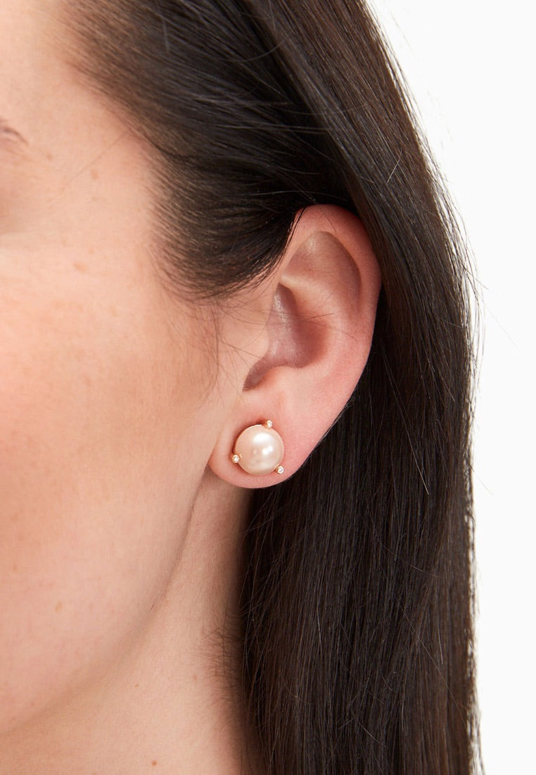 Rise And Shine Pearl Studs Strawberry