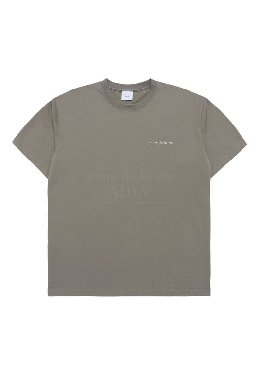 Basic Logo Bio Washing Short Sleeve T-Shirt Cocoa