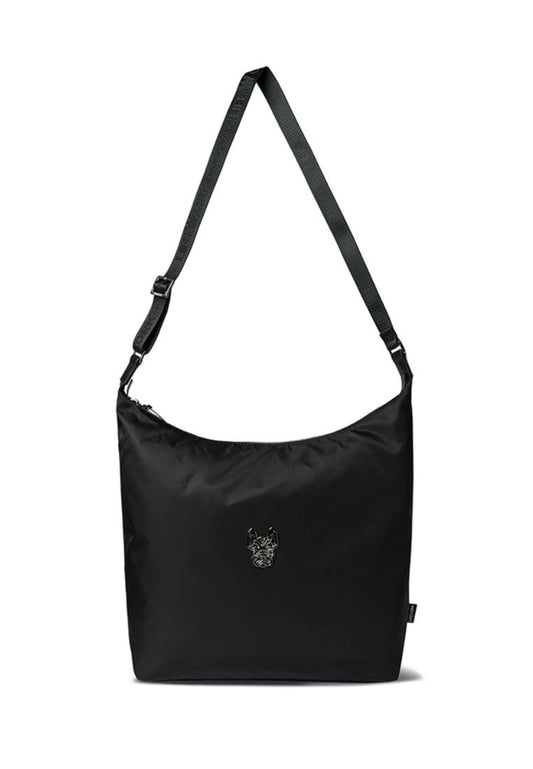 Basic Soft Messenger Bag Black