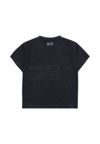 The Powerpuff Girls x Acmedelavie Logo Crop T-Shirts Black