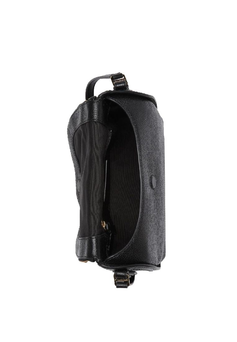 The Groove Leather Mini Messenger Black