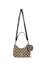 Jacquard Monogram Hobo Bag Pattern Beige