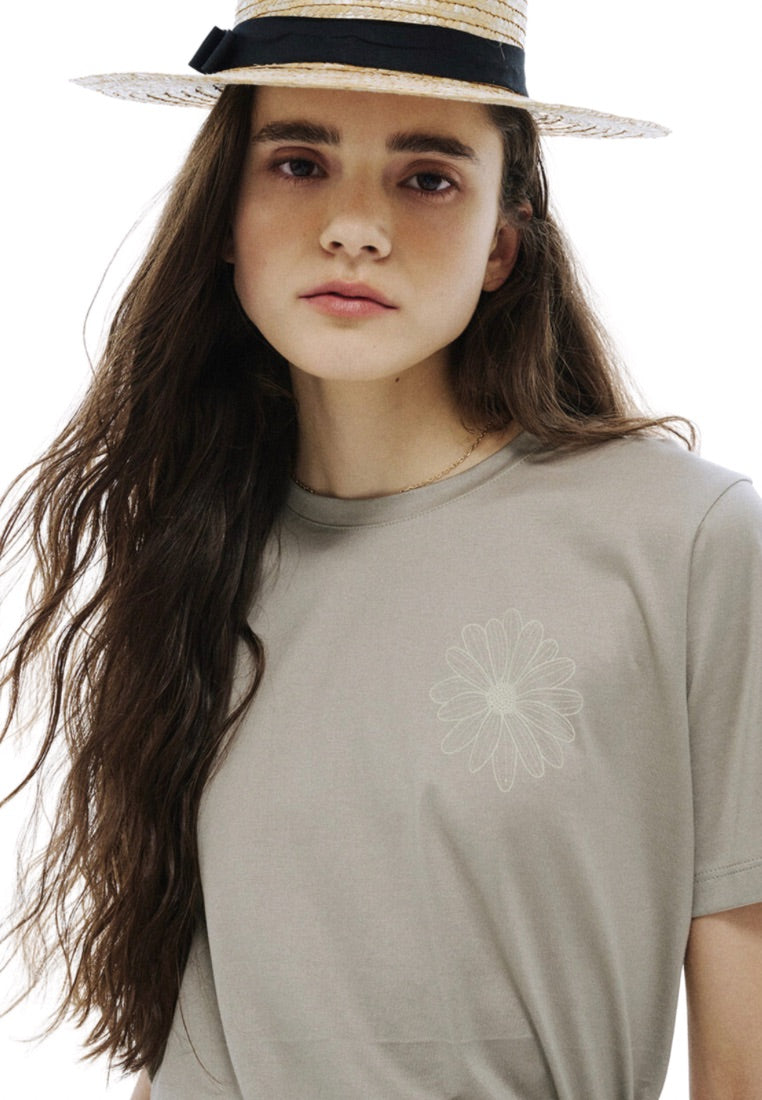 Premium Supima TShirt Essential Khaki Beige