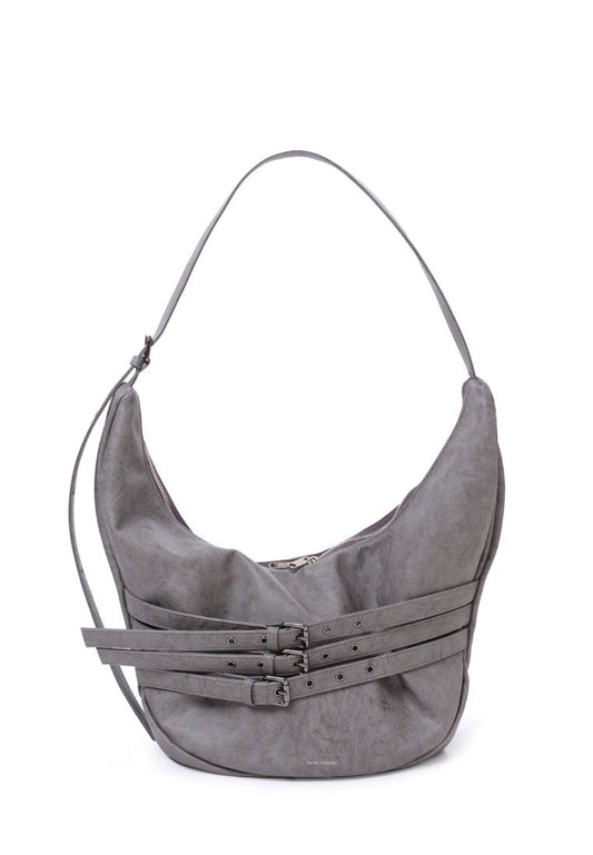Belt Apple Sling Bag L Brushed Gray