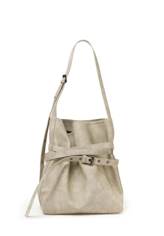 Belt Bucket Bag M Vintage Ivory