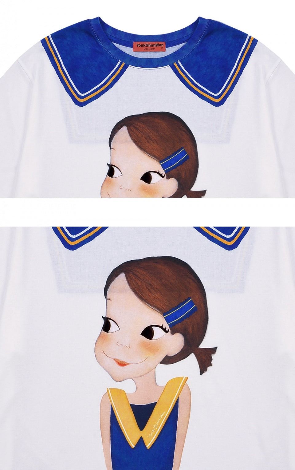 Fake Collar T-Shirt F Ria