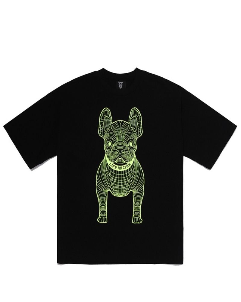 Big Radog T-Shirt Deep Black-XL