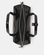 Billie Shiny Leather Shoulder Bag Black