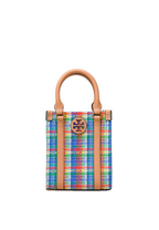 Blake Plaid Mini Shopper Tory Navy Multi