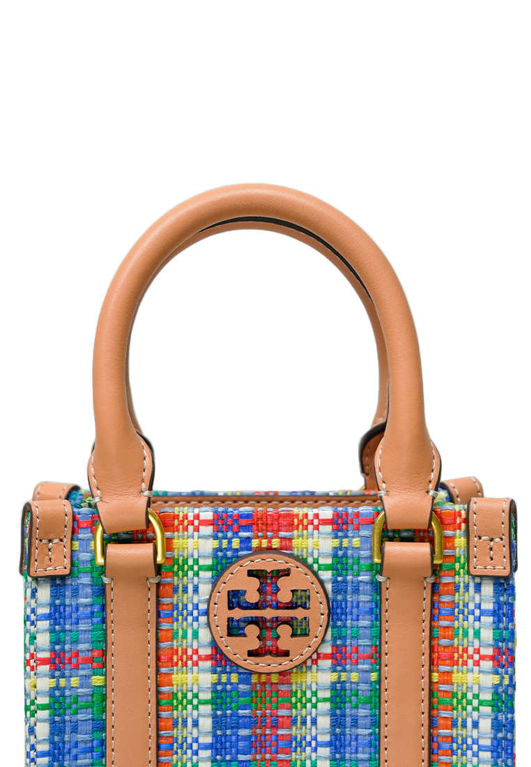 Blake Plaid Mini Shopper Tory Navy Multi