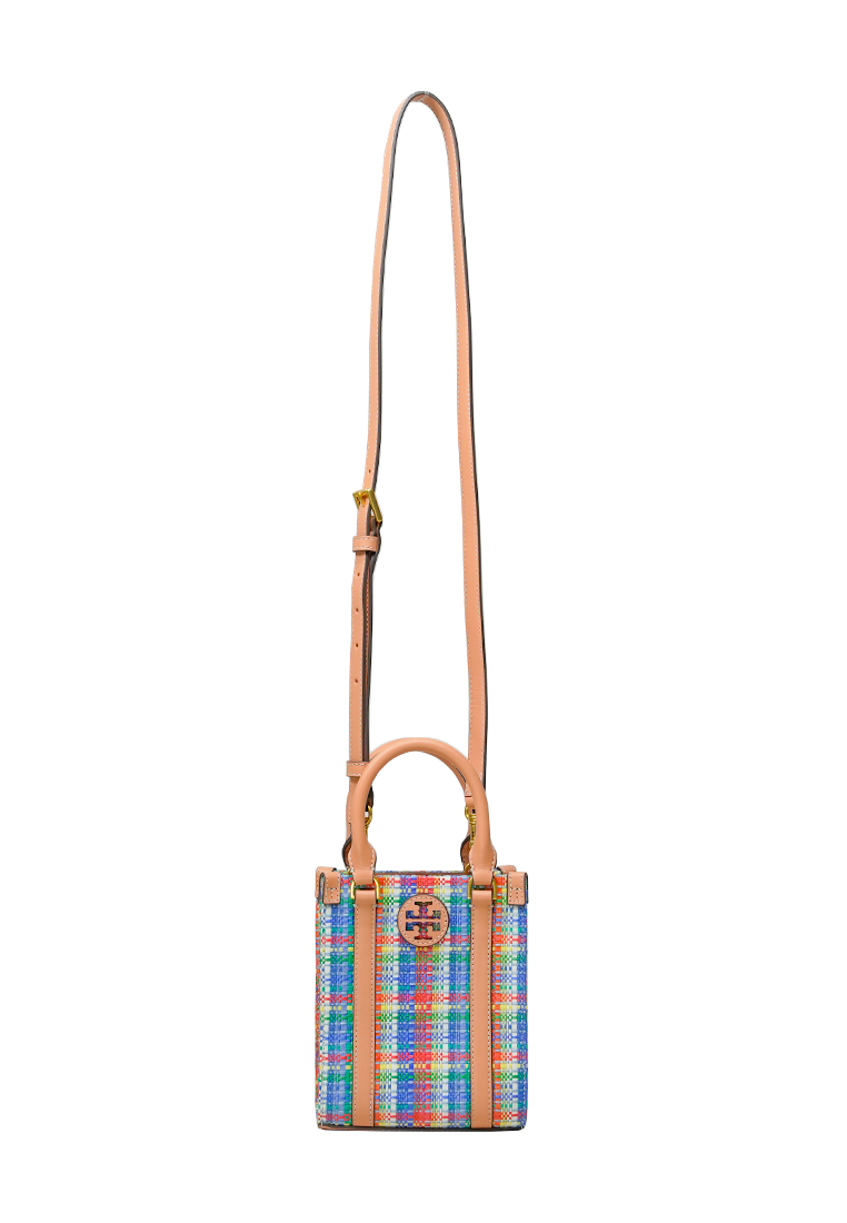 Blake Plaid Mini Shopper Tory Navy Multi