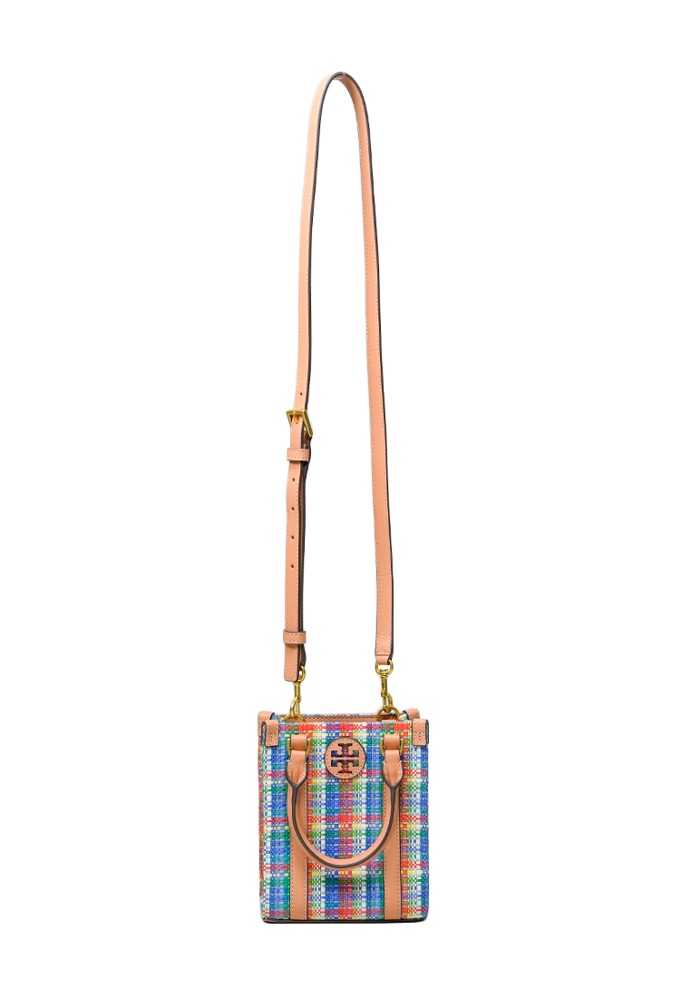 Blake Plaid Mini Shopper Tory Navy Multi