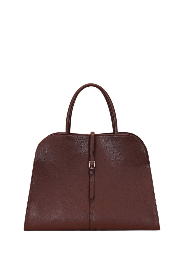 Blanc Large Burgundy Brown