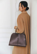Blanc Large Burgundy Brown