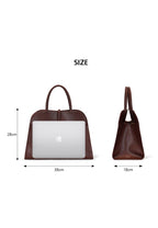 Blanc Large Burgundy Brown