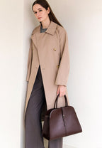 Blanc Large Burgundy Brown