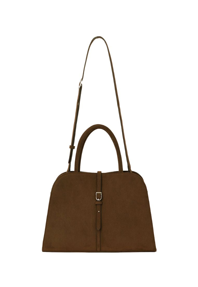 Blanc Medium Suede Choco Brown