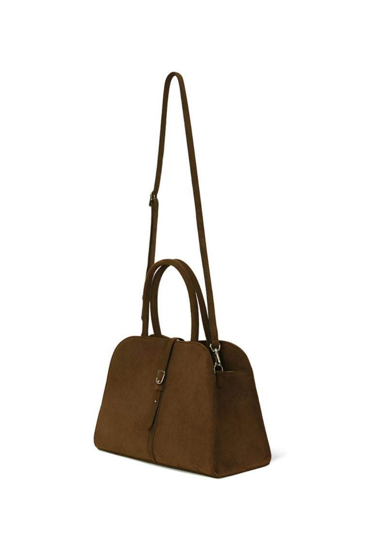 Blanc Medium Suede Choco Brown