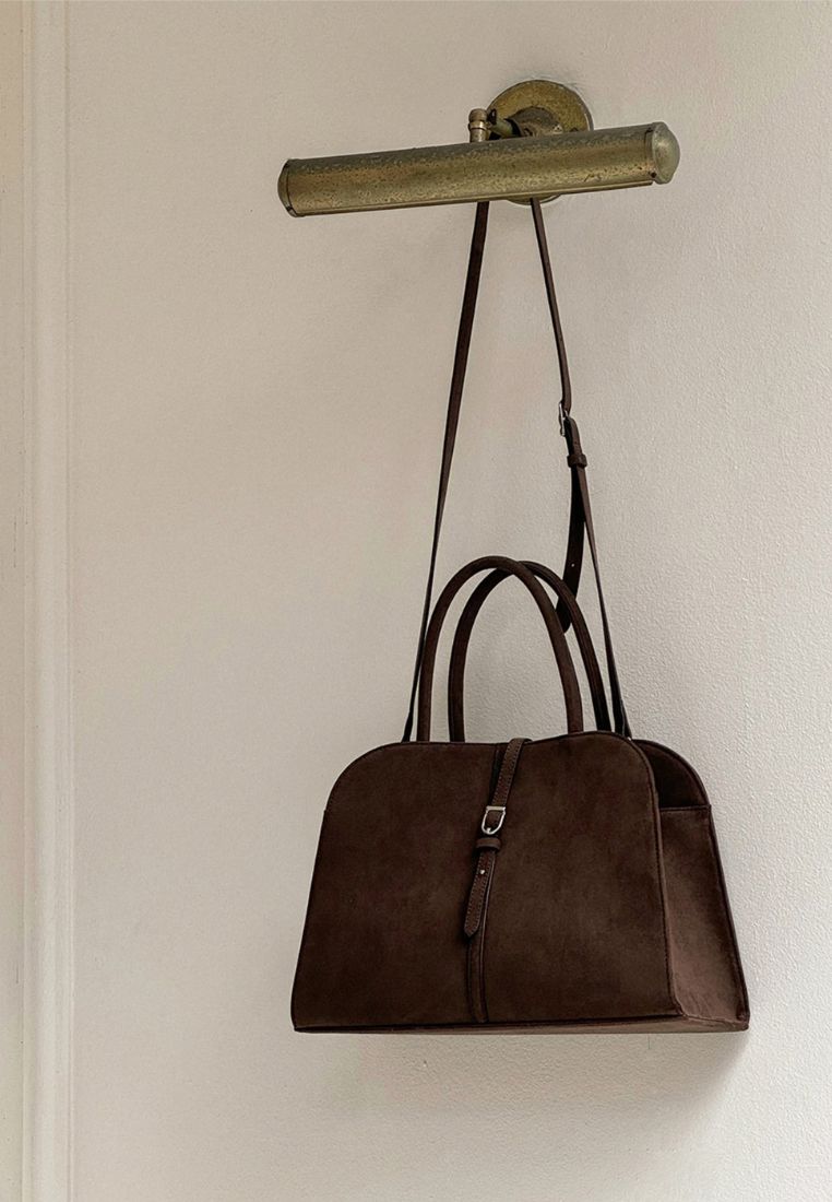 Blanc Medium Suede Choco Brown
