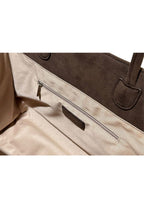 Blanc Medium Suede Choco Brown