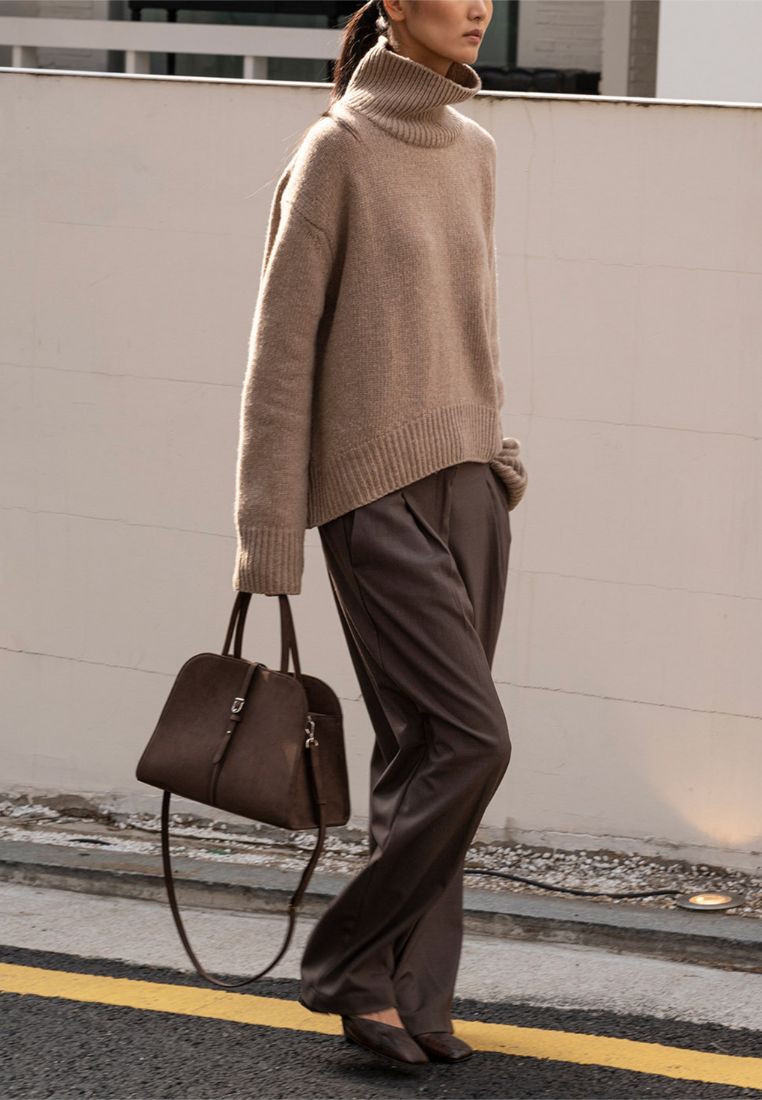 Blanc Medium Suede Choco Brown