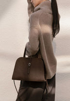 Blanc Medium Suede Choco Brown