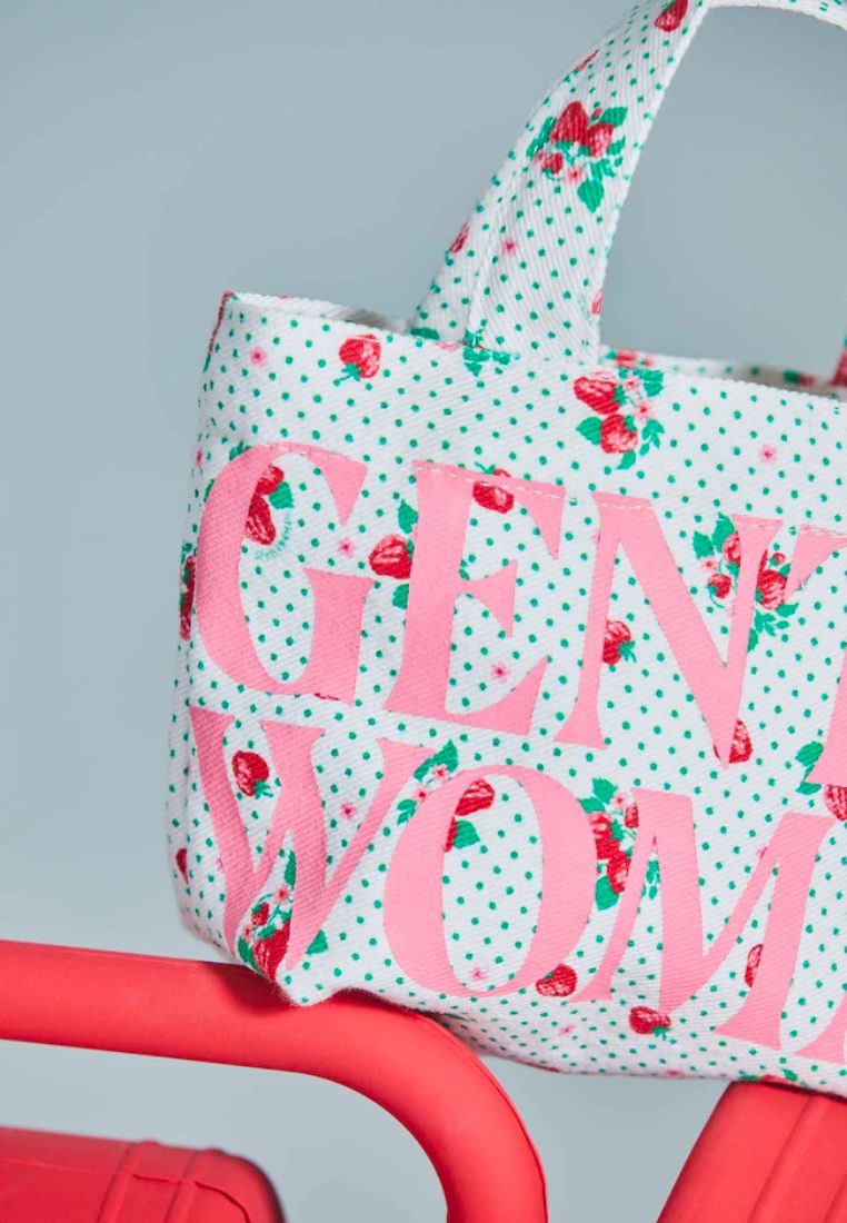 Bloom Of Strawberry Micro Tote
