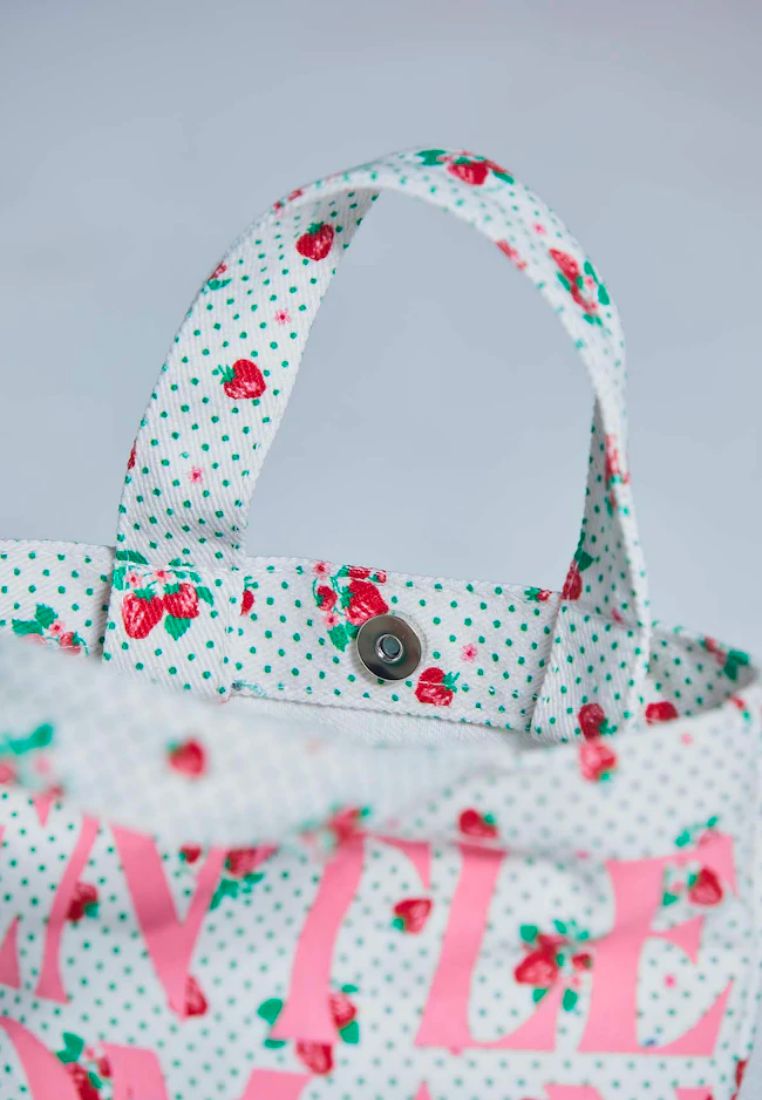 Bloom Of Strawberry Micro Tote
