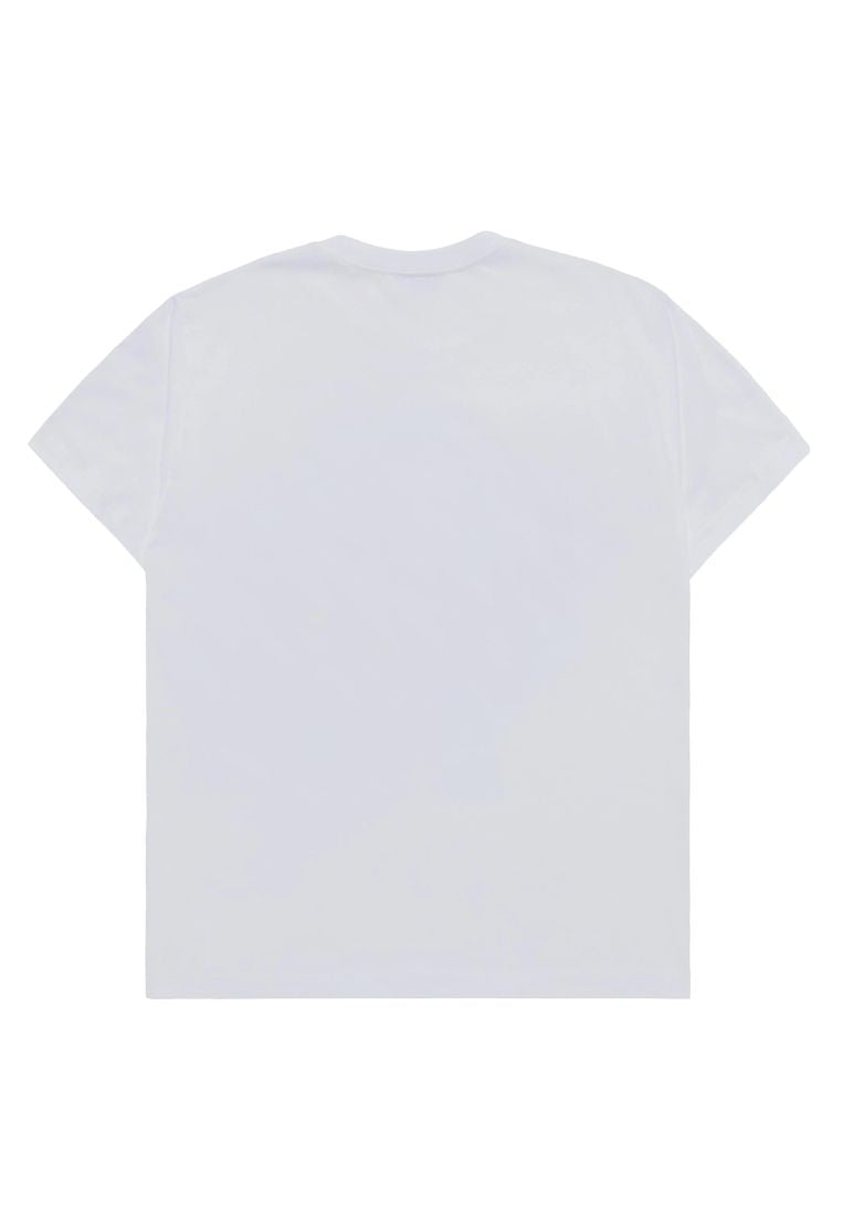 Blur Sketch Bear Short Sleeve T-Shirt White