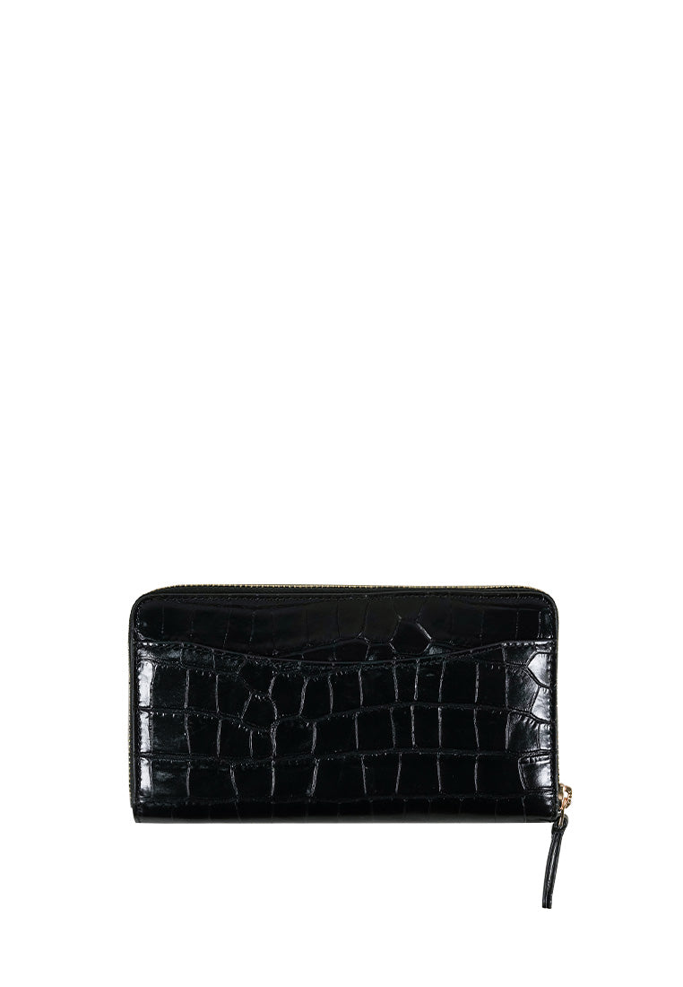 Britten Embossed Zip Continental Black