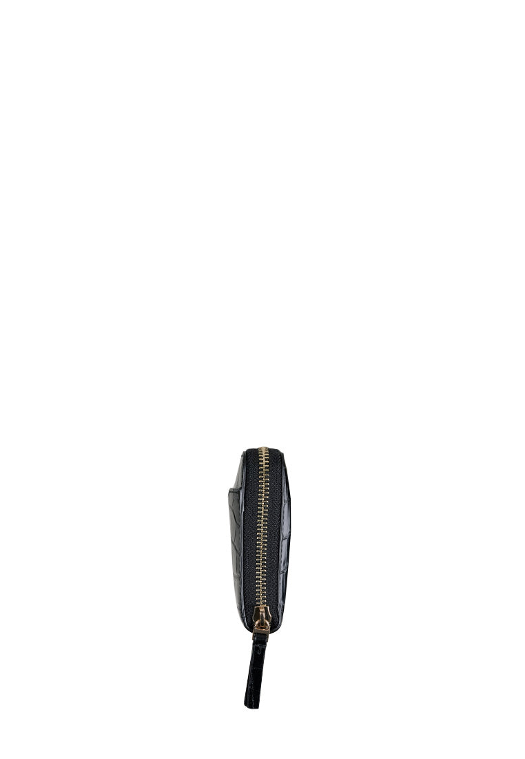 Britten Embossed Zip Continental Black