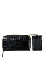 Britten Embossed Zip Continental Black