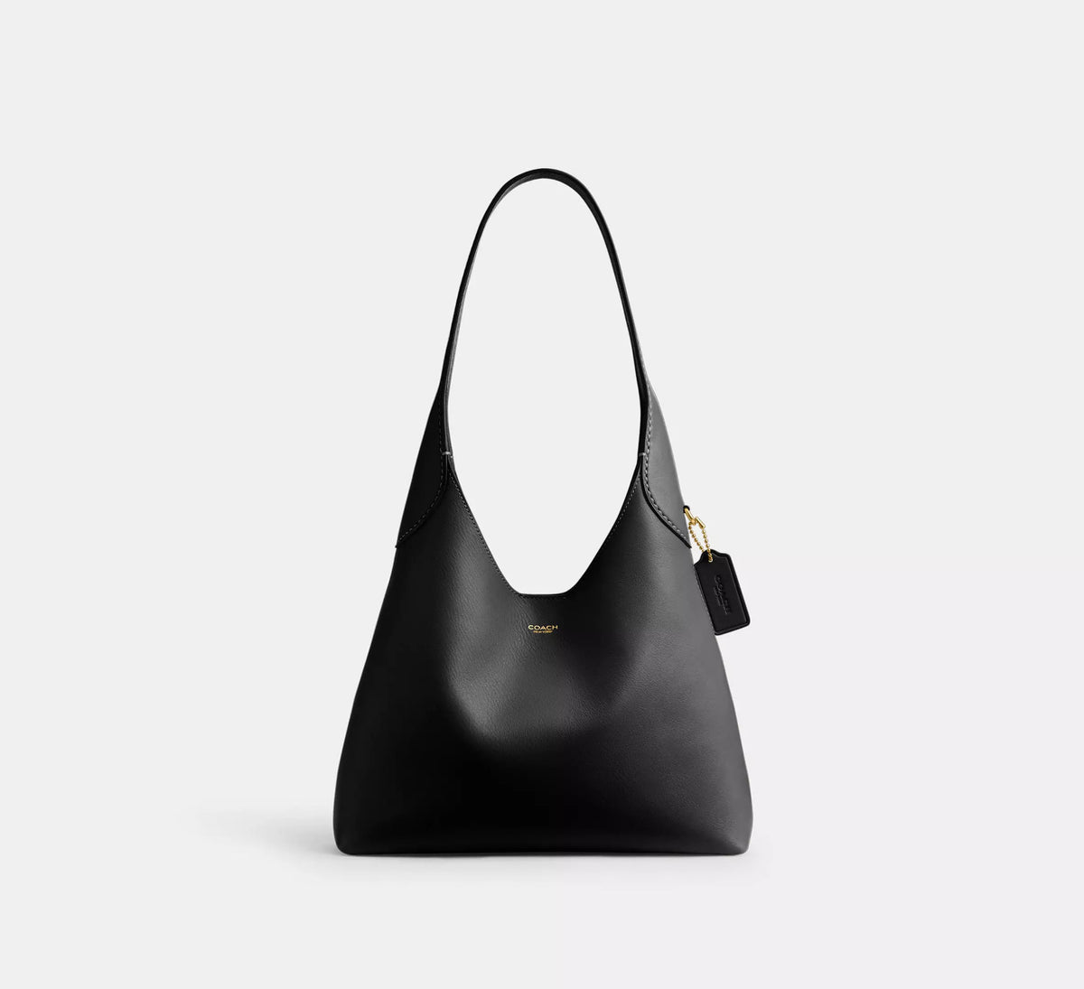 Brooklyn Shoulder Bag 28 Brass Black