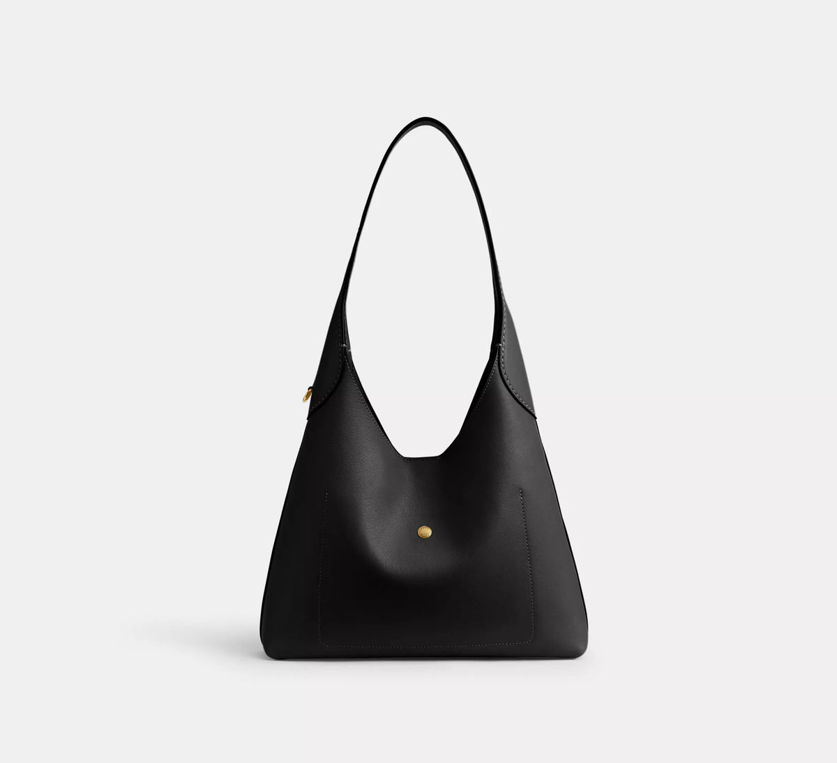 Brooklyn Shoulder Bag 28 Brass Black
