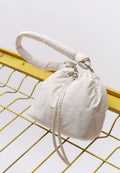 Bucket Hobo Bag Cream