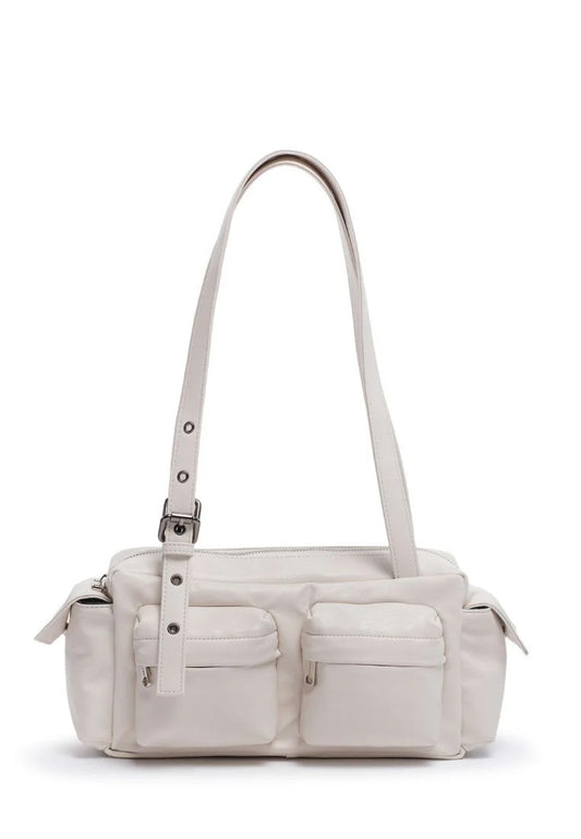 [DEFECT SALE 325] Pocket Utility Bag M nappa ivory