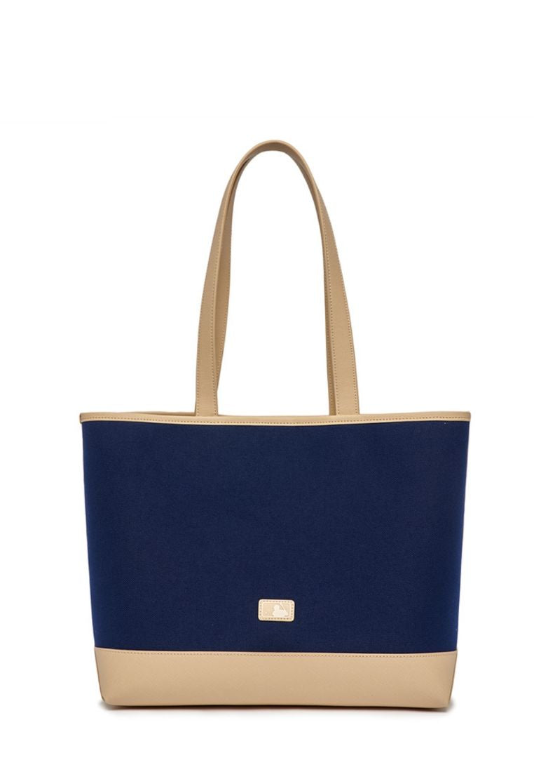 Varsity Basic Canvas L-Tote Bag LA DODGERS navy