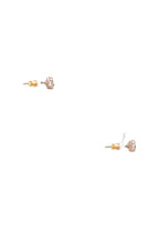 Ready Set Bow Pave Bow Studs Rose Gold