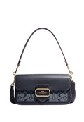 Morgan Shoulder Bag In Signature Chambray Denim Multi