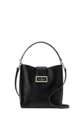 Reegan Smooth Leather Bucket Black