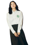 Oxford Shirt White Green