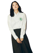 Oxford Shirt White Green