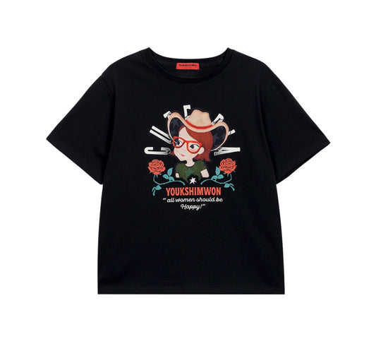 Cow Girl T-Shirt F Ria