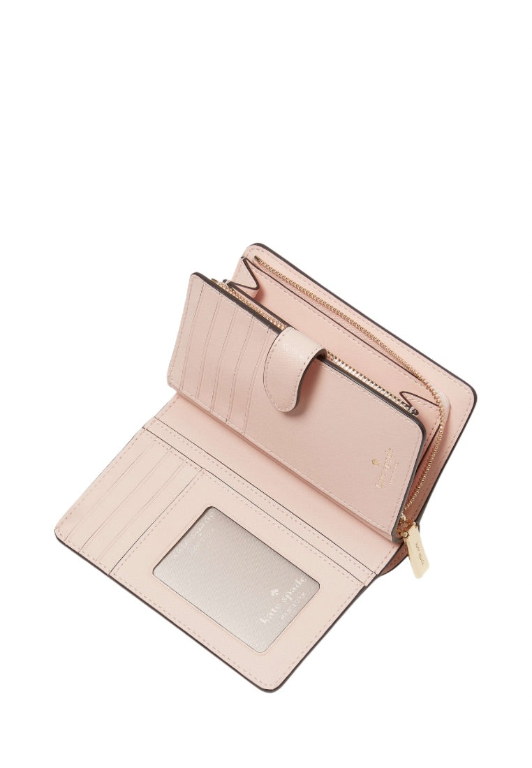 Madison Medium Compact Bifold Wallet Conch Pink