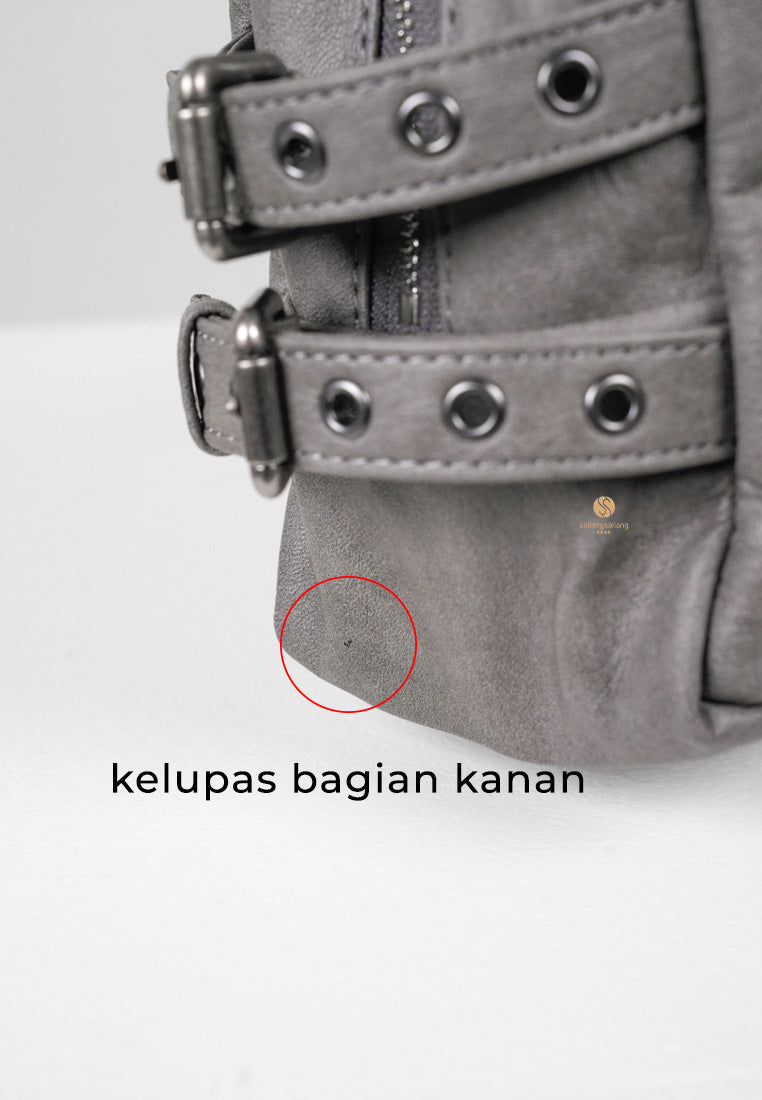 [DEFECT SALE 327] Side Belt Bag M Brushed Gray