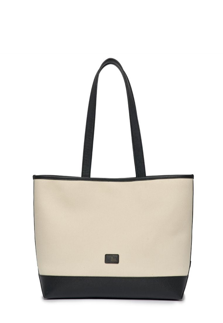 Varsity Basic Canvas L-Tote Bag NEW YORK YANKEES cream